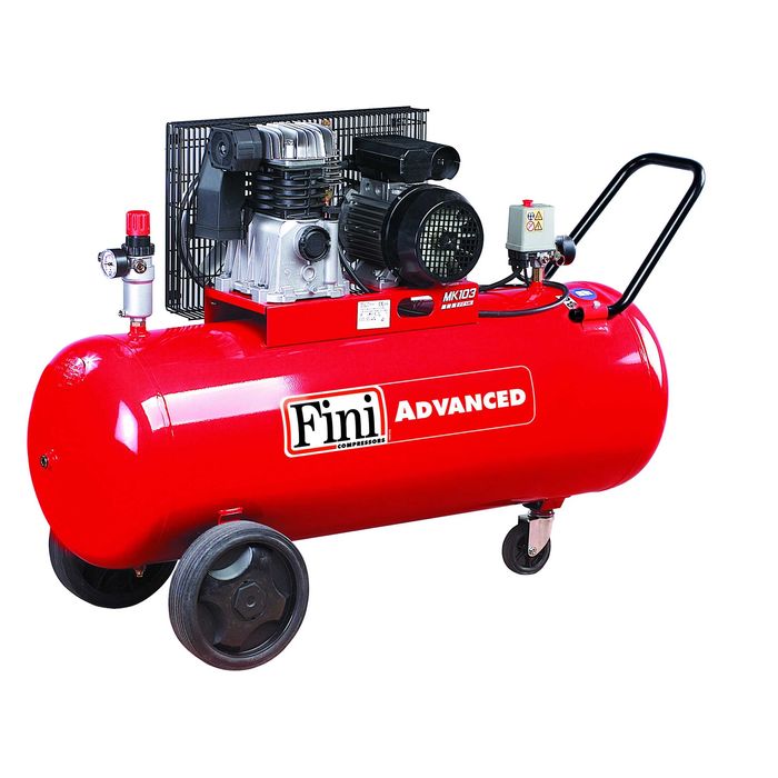 Compresor de aer Fini | 150L | Fabricat in Italia | dublu presostat