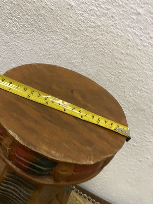 Поставка за цветя или малка табуретка от тик слон