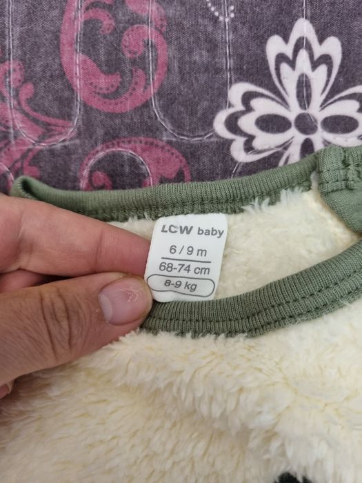 Тёплый слипик 6-9 мес