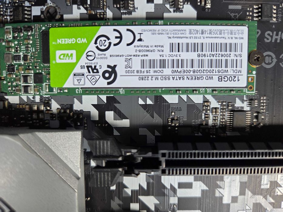 Комплект дъно процесор, охлаждане и M2 Sata