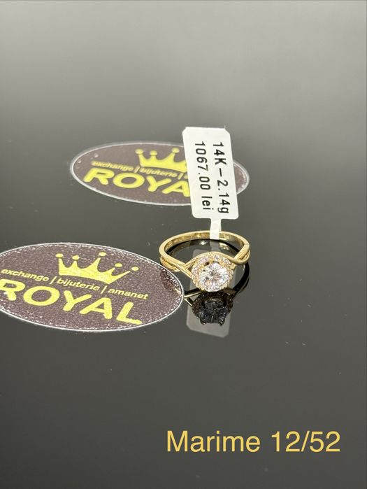 Bijuteria ROYAL : Inel AUR NOU 14K / 2.14 GR