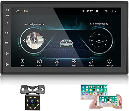 Универсална 7 инча мултимедия, Carplay за кола 2DIN,Android,GPS,навига ...