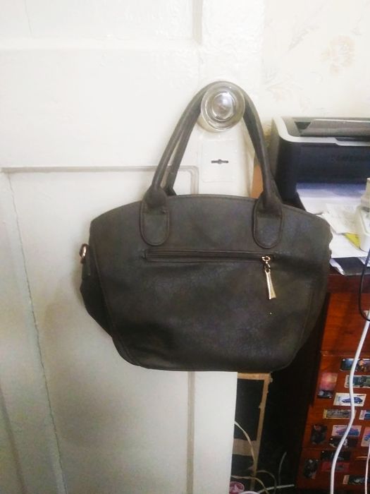 Сумка кожзам зелёная