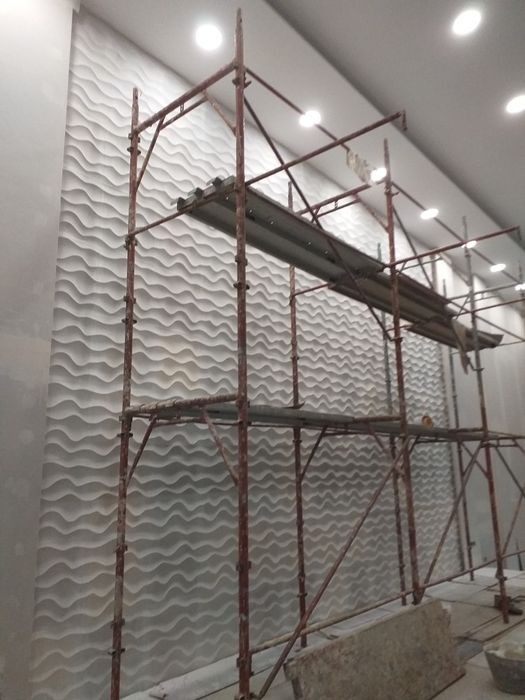 Гипскартон, шпакловка.Ремонт на бани