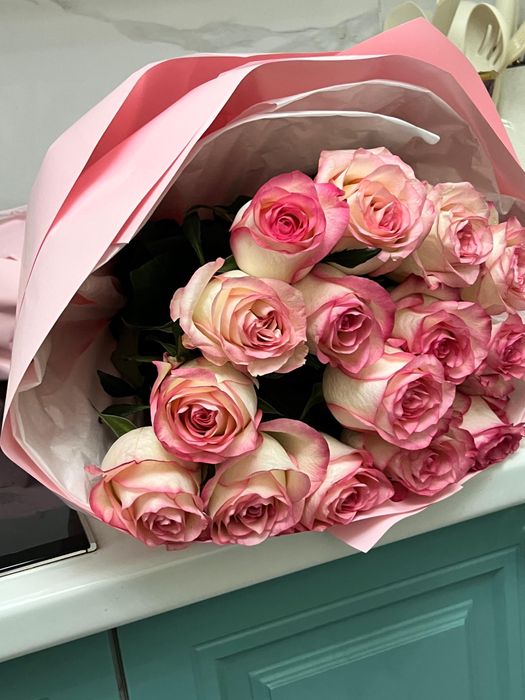 Цветы свежый розы