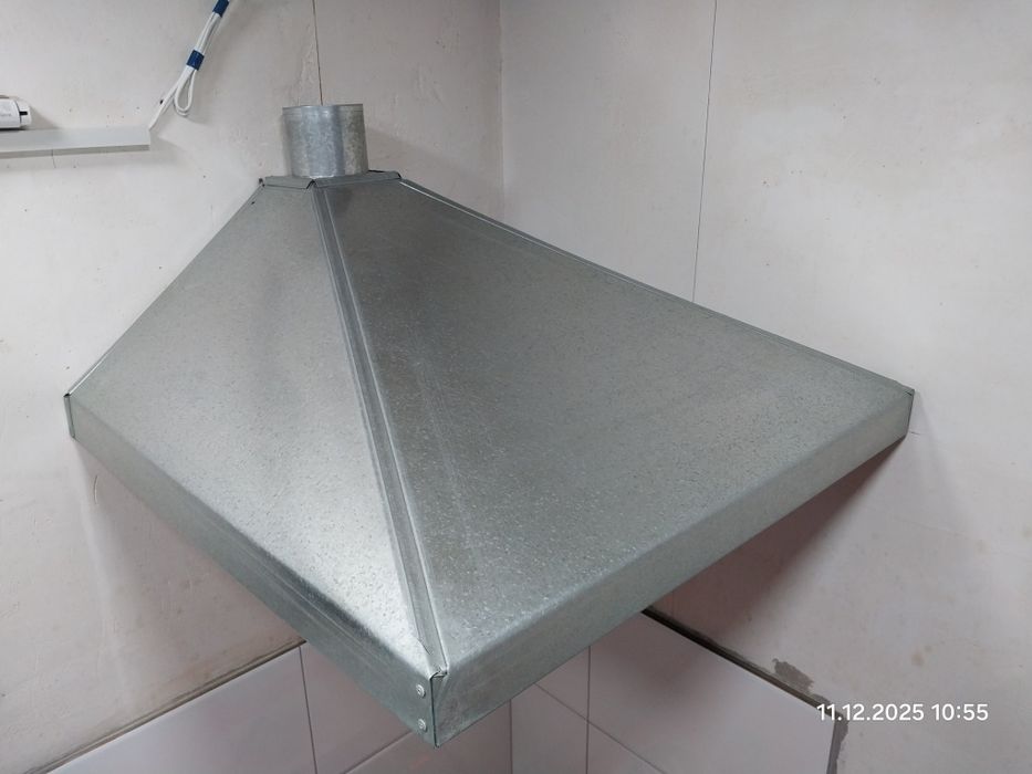вытяжка для кухни из оцинковки