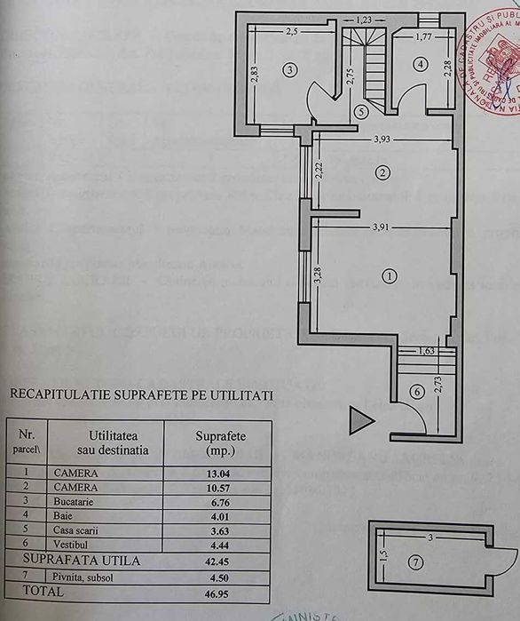 Apartament in vila - Central - Fara risc !