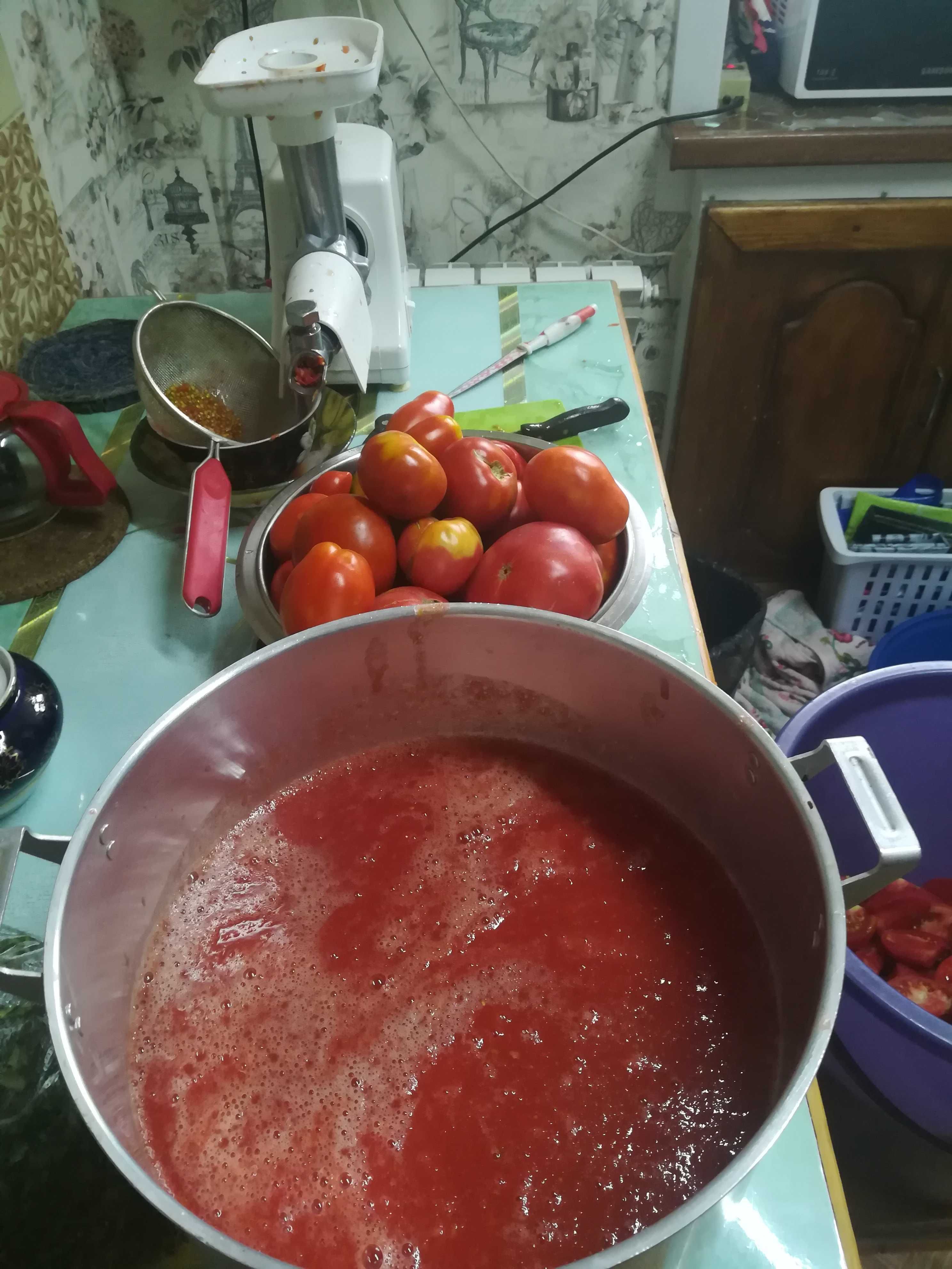 Сделать томатный сок из домашних помидор