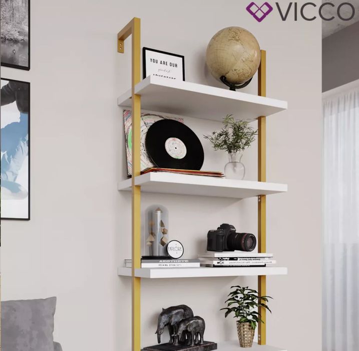 Етажерка за стена МДФ + метал 2636