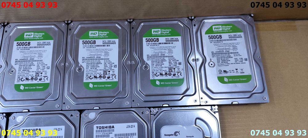 hdd hard disc 500Gb sata desktop DEFECTE pret pe bucata
