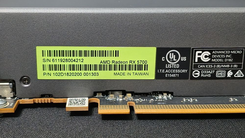 Видеокарта MSI RX 5700 8Gb