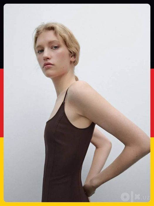 Платье мидии Massimo Dutti