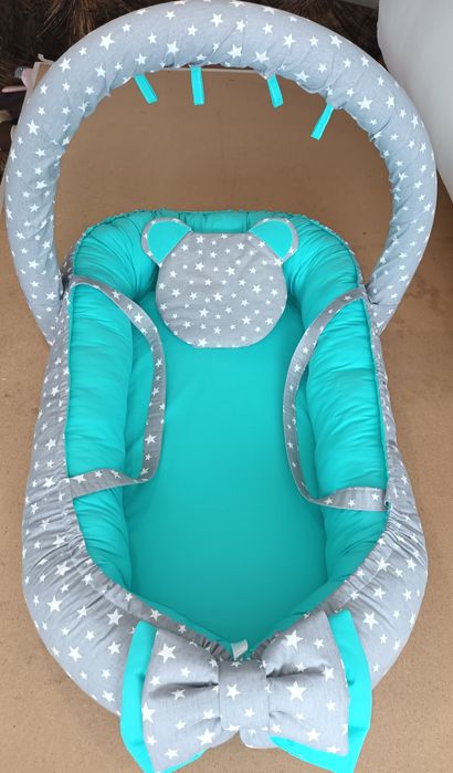 Бебешко гнездо с арка за играчки