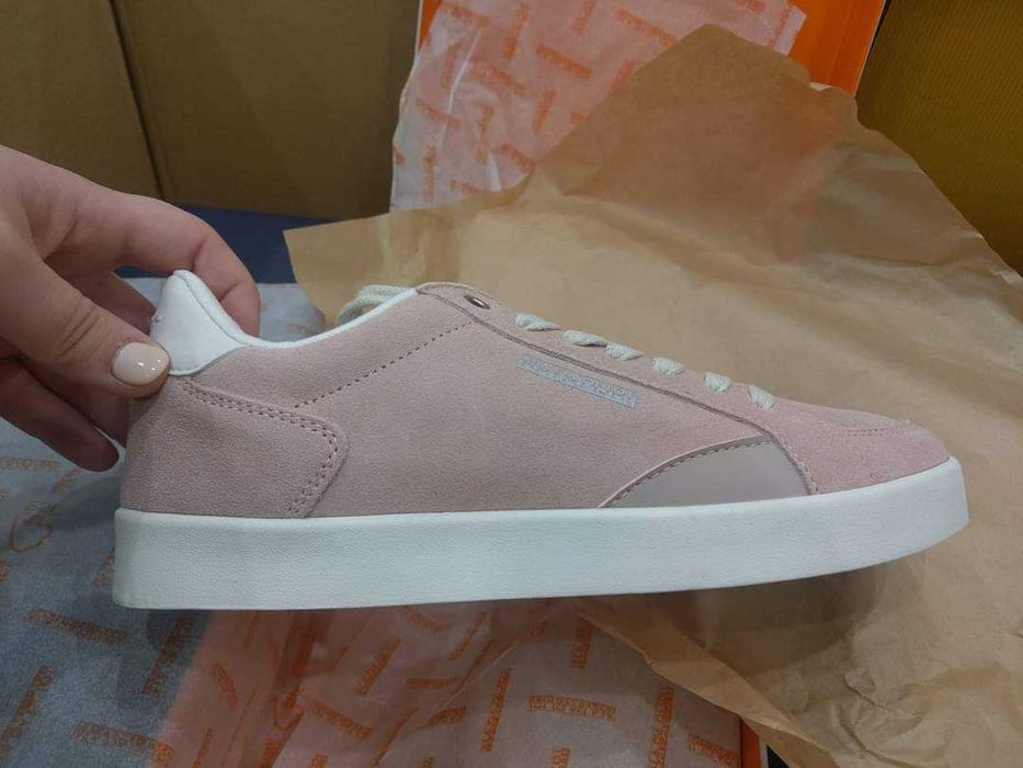 Napapijri кецове естествена кожа