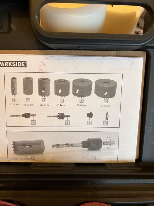Carote / accesori Parkside & Dewalt