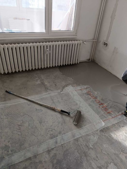 8 лв на кв.м Армирана Самонивелираща гладка замаска