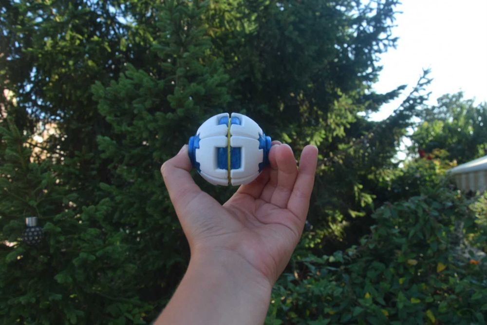 3d fidget въртяща топка