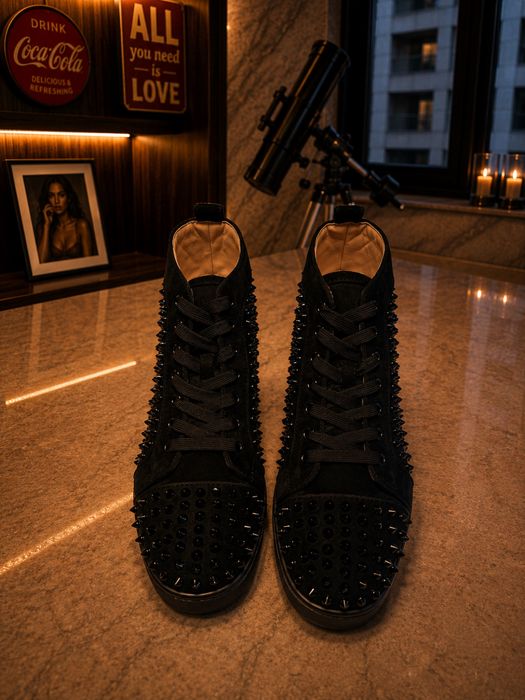 Christian Louboutin High Spikes Black Edition