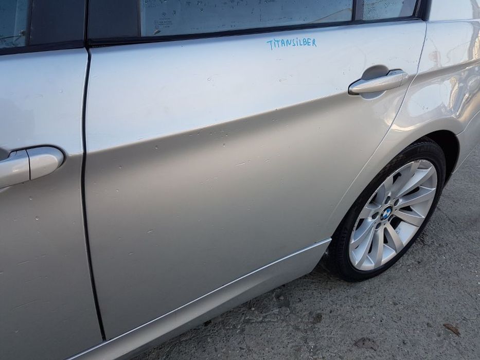 Usa / Portiera Stanga Spate BMW Seria 3 E90 Sedan / Berlina 2005 - 2011 Cod Culoare: TitanSilber