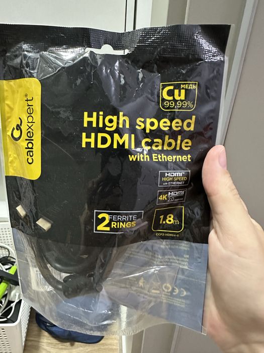 Hdmi кабель новый в упаковке