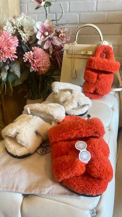 Wool slippers Hermes 37-38