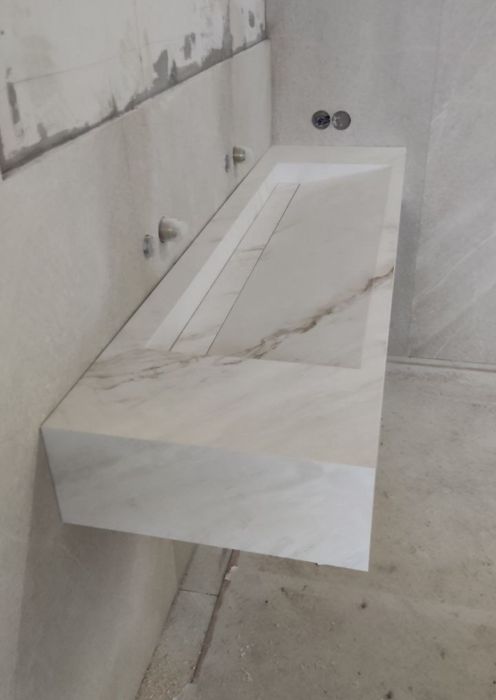 Раковина из керамогранита