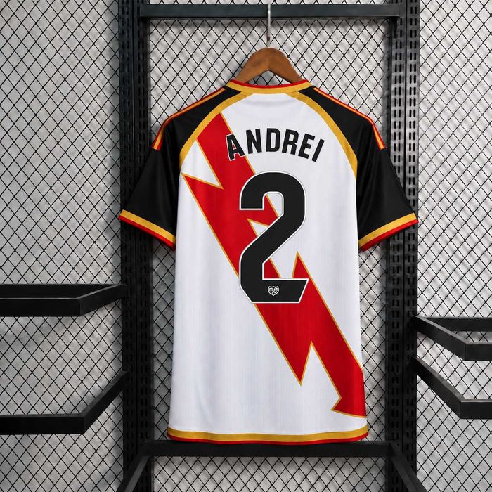 Tricou Rayo Vallecano 26/27 Home Kit - Andrei 2 Fan Version