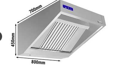 Ventilator centrifugal Hota tip SNACK Volumul de extracție 900 m³/h