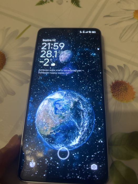 Redmi синий в хоршем состоянии