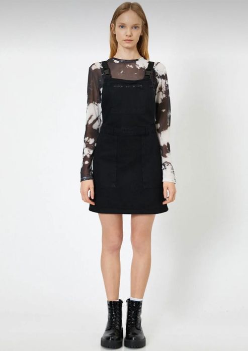 Дънкова рокля с презрамки (сукман) KOTON