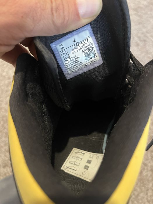 Nike Air Jordan 1 Mid White Pollen-оригинални мъжки маратонки