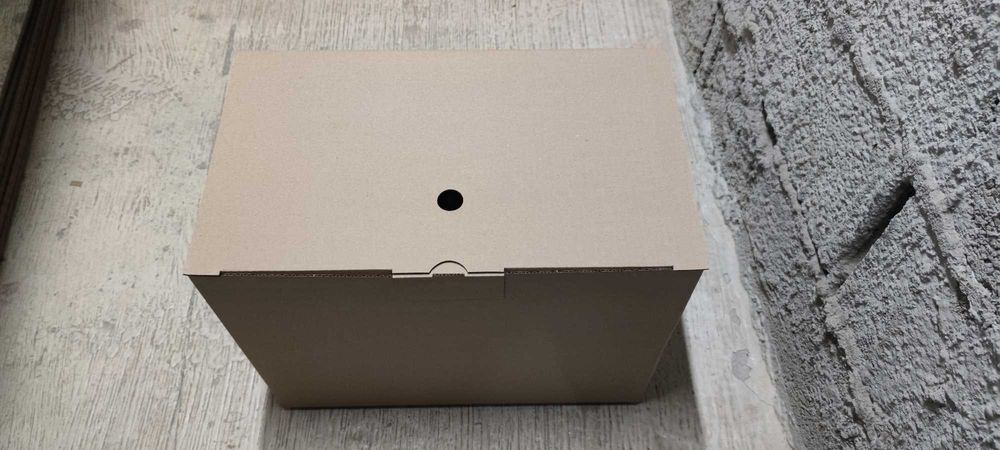 Set 10 cutii noi din carton, pentru contabilitate, HR, arhivare, colete, transport etc, dimensiuni 46 x 27 x 35 cm (L x l x h)