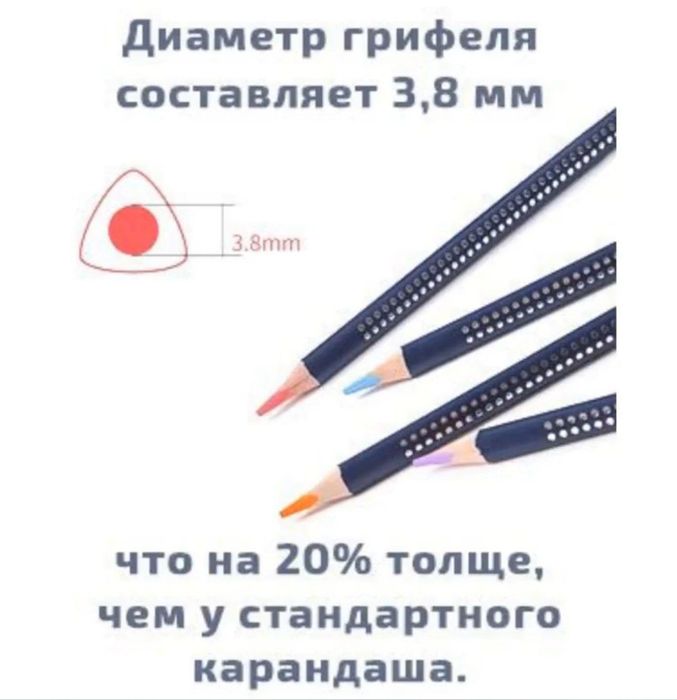 Набор акварельных цветных карандашей  Giorgione водорастворимы
В нали