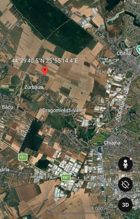 Teren Intravilan Zurbaua Dragomirești Toate Utilitățile