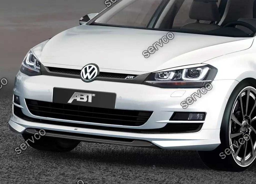 Prelungire spoiler tuning sport bara fata VW Golf 7 Mk7 ABT 2012-2016 ver2