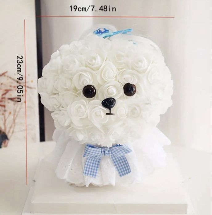 Подарък за момиче/жена-мече от рози