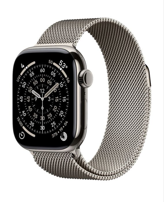 Apple Watch 11 Natural Titanium 42 Cellular Milanese Loop