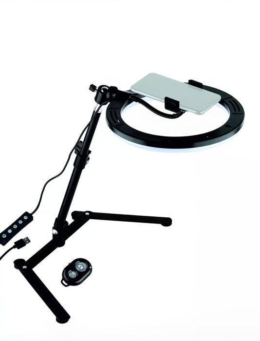 Кольцевая лампа настольная