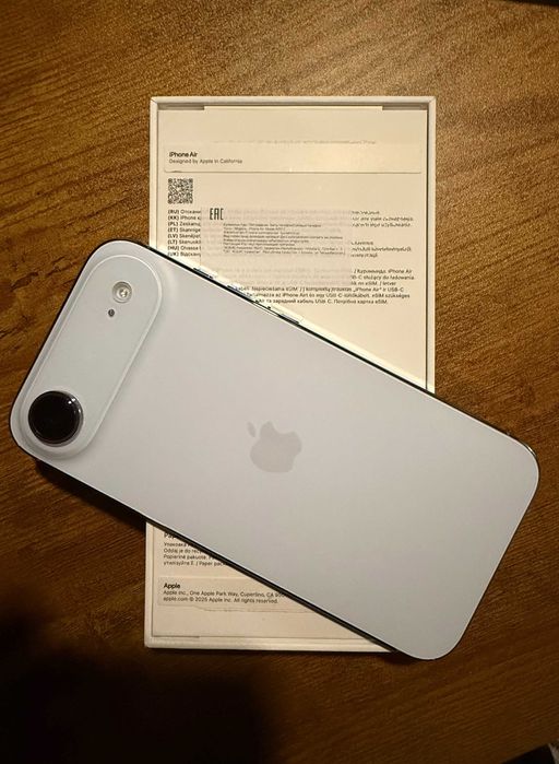 iPhone Air 256GB EAC 10/10 + допы, гарантия, 100%