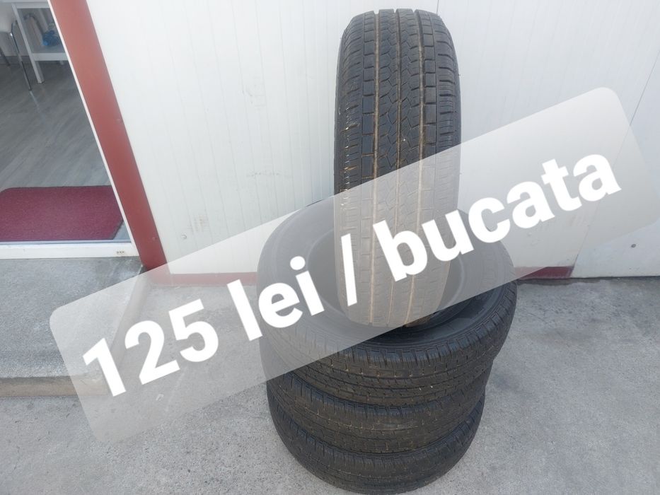 125 lei bucata! Set anvelope de vara 215 65 16C Bridgestone Duravis