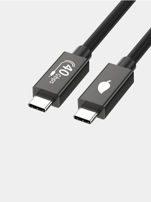 Кабель Type-c, USB-C Thunderbolt 4, 40gigabit, 240w 5A, 8k