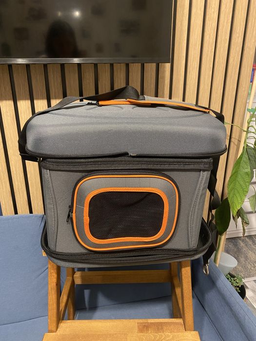 Geanta transport pliabila pisici/catei talie mica