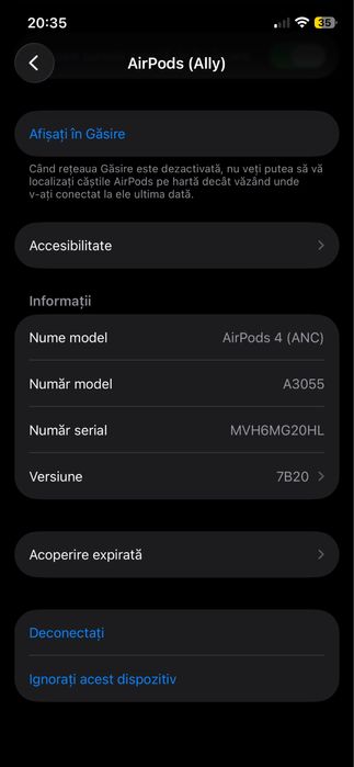 Casti  AirPods 4 ANC