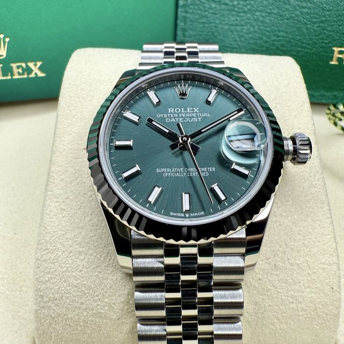 Rolex Lady Datejust Green Dial | PE STOC | Unworn | Super Jubilee | 31mm | 12500E | 278274 | 2026
