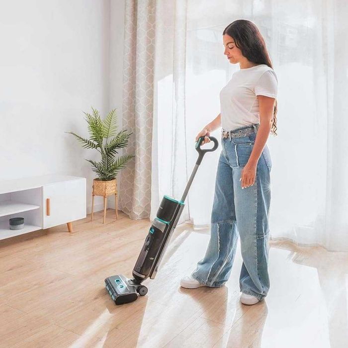 Вертикална прахосмукачка за сухо и мокро Cecotec FreeGo Wash&Vacuum