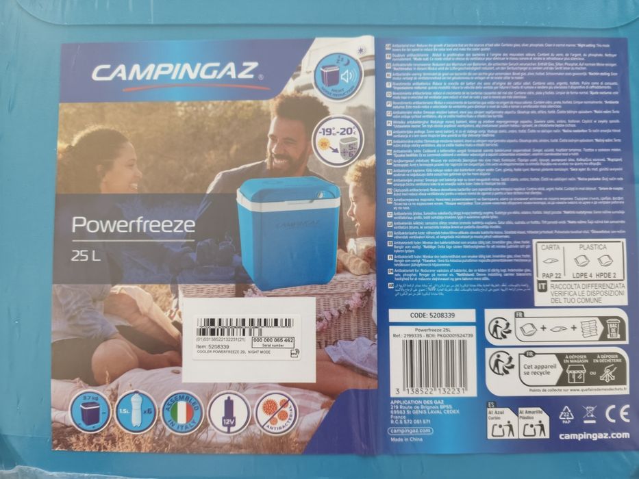 Lada frigorifica electrica camping Powerfreez 25L - alimentare la masina 
479