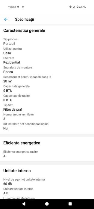 Vand Ventilator/Aer pe baza de Apa /gheață