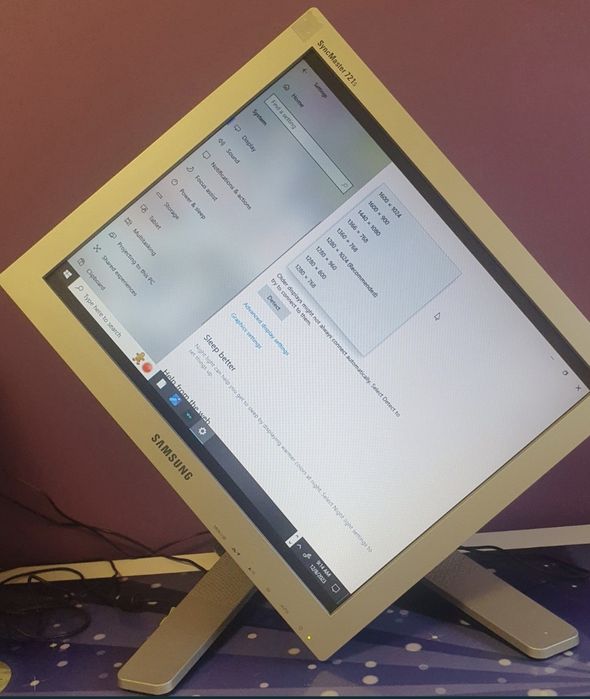 Samsung SyncMaster monitor pc