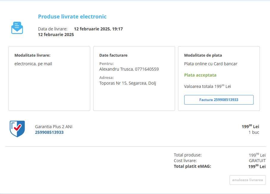 Vand espressor semi-automat