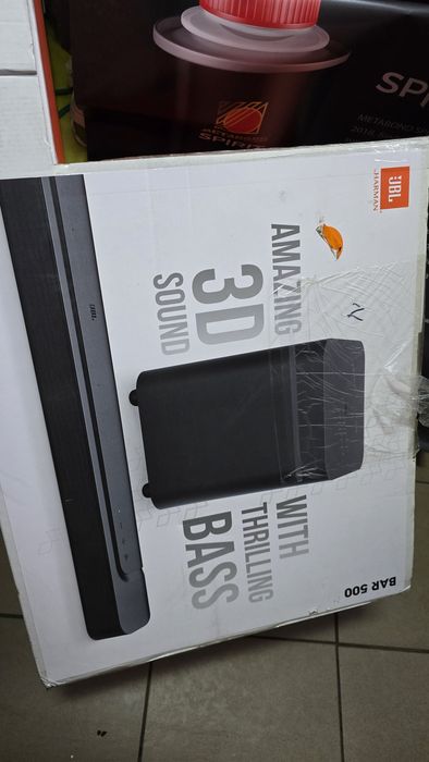 NOU SIGILAT  Soundbar JBL Bar 500, 5.1, 590W, Dolby Atmos, Subwoofer W